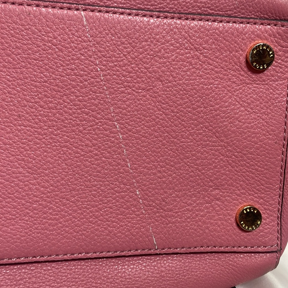 MICHAEL KORS Misty Rose Leather LG Satchel Crossbody Bag 30T6GK3S3L - Picture 8 of 8